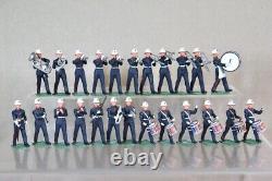 BRITAINS EYES RIGHT 29 x BRITISH ROYAL MARINES MARCHING BAND od