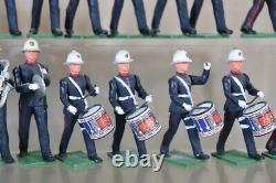 BRITAINS EYES RIGHT 29 x BRITISH ROYAL MARINES MARCHING BAND od