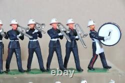 BRITAINS EYES RIGHT 29 x BRITISH ROYAL MARINES MARCHING BAND od