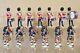 Britains Eyes Right Refinished Modified Scots Guards Pipes Marching Band X 13 Nq