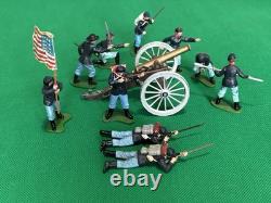 BRITAINS Eyes Right / Swoppets ACW Union Soldiers Gun Crew + Others