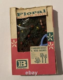 BRITAINS FLORAL GARDEN Collection, x7 Boxed -2588 Dove Cote, Bird Bath, Sun Dial