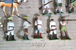 BRITAINS GOOD SOLDIERS AFRICAN HUNTING PARTY SET with NATIVES & TOURISTS oc