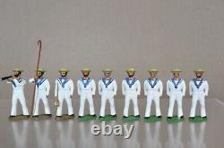 BRITAINS GOOD SOLDIERS BOER WAR ROYAL NAVY RN NAVAL GUN CANNON TEAM oc