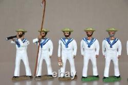 BRITAINS GOOD SOLDIERS BOER WAR ROYAL NAVY RN NAVAL GUN CANNON TEAM oc