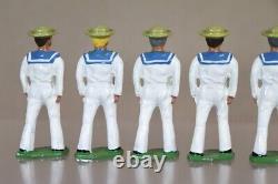 BRITAINS GOOD SOLDIERS BOER WAR ROYAL NAVY RN NAVAL GUN CANNON TEAM oc