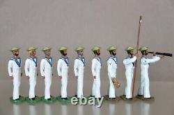 BRITAINS GOOD SOLDIERS BOER WAR ROYAL NAVY RN NAVAL GUN CANNON TEAM oc