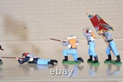 BRITAINS HERALD SWOPPETS 7 x AMERICAN CIVIL WAR UNION & CONFEDERATE SOLDIERS ol