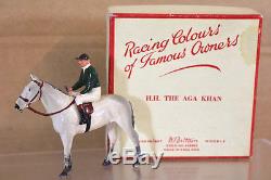 BRITAINS HH The AGA KAHN HORSE RACING COLOURS of FAMOUS OWNERS MINT BOXED nk