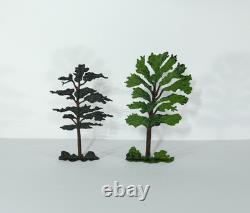 BRITAINS HOLLOWCAST FARM MINIATURE GARDEN Vintage Toy ELM TREE & Bush Lot N4