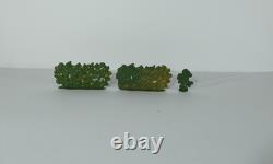 BRITAINS HOLLOWCAST FARM MINIATURE GARDEN Vintage Toy ELM TREE & Bush Lot N4