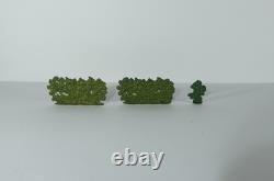 BRITAINS HOLLOWCAST FARM MINIATURE GARDEN Vintage Toy ELM TREE & Bush Lot N4