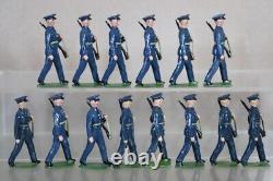 BRITAINS HOLLOW CAST WWII BRITISH 14 x ROYAL AIR FORCE MARCHING od