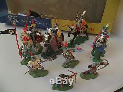 BRITAINS Herald 7480 Swoppets Knights Wars Of The Roses Boxed Set Rare Free P&P