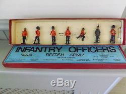 BRITAINS INFANTRY OFFICERS No. 1908 BOXED SET
