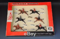 BRITAINS LEAD HUNT #9656 FULL CRY Complete Set, Boxed Magnificent