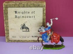 BRITAINS LEAD KNIGHTS OF AGINCOURT 1954 1st SERIES BOXED No. 1659 MOUNTED KNIGHT