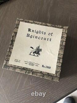 BRITAINS LEAD KNIGHTS OF AGINCOURT 1954 1st SERIES BOXED No. 1660 MOUNTED KNIGHT