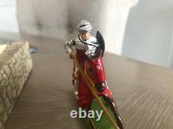 BRITAINS LEAD KNIGHTS OF AGINCOURT 1954 1st SERIES BOXED No. 1661 LANCE KNIGHT