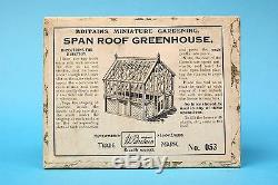 BRITAINS Lead Garden Series #053 GREENHOUSE Boxed Superlative Example