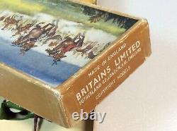 BRITAINS Ltd Crown Range Lead American Indians 1/32 Made in England 1950's BOXED