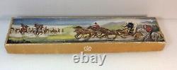 BRITAINS Ltd Crown Range Lead American Indians 1/32 Made in England 1950's BOXED