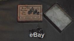BRITAINS MOTOR MACHINE GUN CORPS Motorcycle Rider Gunner Original Box W. Britain