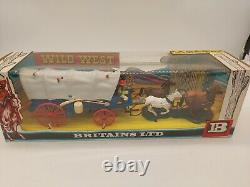 BRITAINS N0 7616 COVERED WAGON WILD WEST Deetail nto Timpo