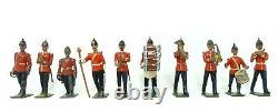 BRITAINS No27 THE DRUM & FIFE BAND OF THE LINE SET OF 10 FIGURES