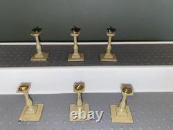 BRITAINS PIXYLAND F KEW CO 1920s LEAD GARDEN SERIES RARE SUNDIALS 6 Nos