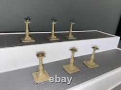 BRITAINS PIXYLAND F KEW CO 1920s LEAD GARDEN SERIES RARE SUNDIALS 6 Nos