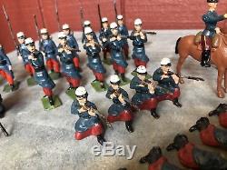 BRITAINS POSTWAR French Foreign Legion Lot Of 34 -Rare Approx 1953 All Positions