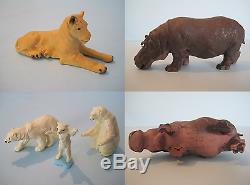 BRITAINS Plastic Zoo Animals 1960's SHOP COUNTER DISPLAY with 30 ANIMALS (Rare)