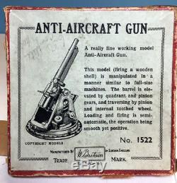 BRITAINS Prewar Set #1522 4 ½ Anti Aircraft Gun, 1937, Made in England