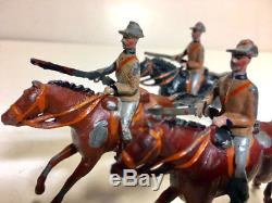 BRITAINS Prewar Set #38 Dr. Jameson and the African Mounted Infantry, ca. 1896