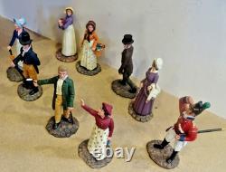 BRITAINS -Pride & Prejudice 9 x Characters -D`Arcy, Bennets, Wickham, Bingley etc