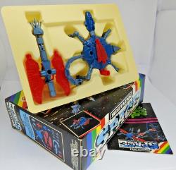 BRITAINS RARE 1984 SPACE SERIES No. 9131 BOXED CYBERTRON & ROBOT & RARE LEAFLET