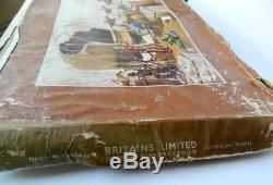 BRITAINS RARE LEAD BOXED 1950s COWBOY & INDIAN SET No. 44s WILD WEST SERIES