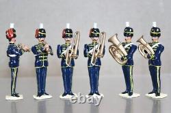 BRITAINS RE PAINTED 7th QUEEN'S OWN HUSSARS MARCHING BAND oc