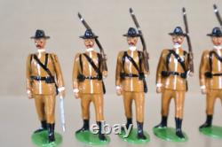 BRITAINS RE PAINTED BOER WAR BOER INFANTRY MARCHING at the SLOPE oi