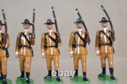 BRITAINS RE PAINTED BOER WAR BOER INFANTRY MARCHING at the SLOPE oi