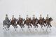 Britains Re Painted Boer War British Mounted Troopers Galloping With Officer Oc