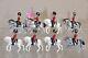 Britains Re Painted British Mounted Royal Scots Greys Officer Soldier Colour Nw