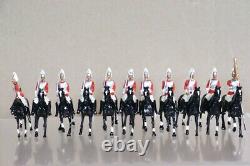 BRITAINS RE PAINTED ROYAL HOUSEHOLD MOUNTED LIFE GUARDS with COLOUR oc