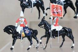 BRITAINS RE PAINTED ROYAL HOUSEHOLD MOUNTED LIFE GUARDS with COLOUR oc