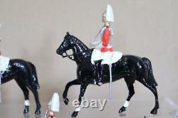 BRITAINS RE PAINTED ROYAL HOUSEHOLD MOUNTED LIFE GUARDS with COLOUR oc