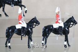 BRITAINS RE PAINTED ROYAL HOUSEHOLD MOUNTED LIFE GUARDS with COLOUR oc