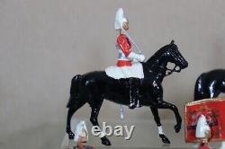 BRITAINS RE PAINTED ROYAL HOUSEHOLD MOUNTED LIFE GUARDS with COLOUR oc