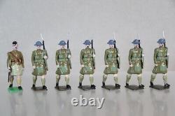 BRITAINS RE PAINTED WWI BRITISH BLACK WATCH HIGHLAND INFANTRY MARCHING od
