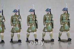 BRITAINS RE PAINTED WWI BRITISH BLACK WATCH HIGHLAND INFANTRY MARCHING od